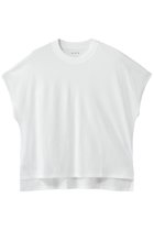 【スリー ドッツ/three dots】のミルキージャージー フレンチスリーブTシャツ スノーホワイト|ID: prp329100004906242 ipo3291000000036734712