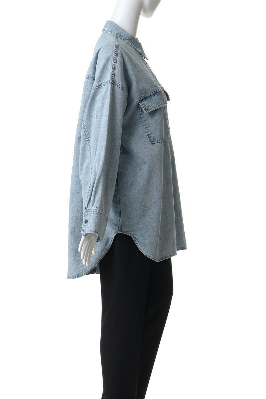 【ハー/HER.】のデニムシャツ 人気、トレンドファッション・服の通販 founy(ファニー) 　ファッション　Fashion　レディースファッション　Fashion for Women　トップス・カットソー　Cut & Sew Tops　シャツ・ブラウス・オフィスカジュアル　Elegant Blouses & Button-Ups　スリーブ　Sleeve, Long Sleeve / Short Sleeve　デニム　Denim, Jeans Material　ロング　Long, Long-Length　羽織　Haori, Light Jacket　other-3|ID: prp329100004906244 ipo3291000000036734733
