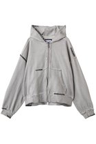 【メゾンスペシャル/MAISON SPECIAL】の【UNISEX】オーバーダイエンブロイダリーZIPパーカー G.BGE(グレーベージュ)|ID: prp329100004906250 ipo3291000000036734781