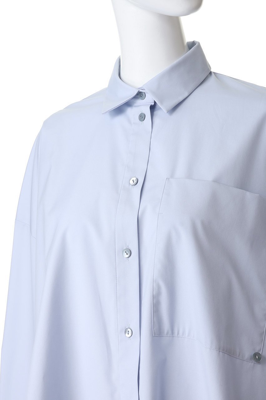 【エンフォルド/ENFOLD】のTWO-WAY BASIC SHIRT 人気、トレンドファッション・服の通販 founy(ファニー) 　ファッション　Fashion　レディースファッション　Fashion for Women　トップス・カットソー　Cut & Sew Tops　シャツ・ブラウス・オフィスカジュアル　Elegant Blouses & Button-Ups　なめらか　Smooth, Silky Texture　シェイプ　Shape, Slim Fit　スリーブ　Sleeve, Long Sleeve / Short Sleeve　フィット　Fit, Slim Fit　ロング　Long, Long-Length　夏　Summer　春　Spring　S/S・春夏　SS, Spring/Summer, Warm Season　other-5|ID: prp329100004906255 ipo3291000000036734838