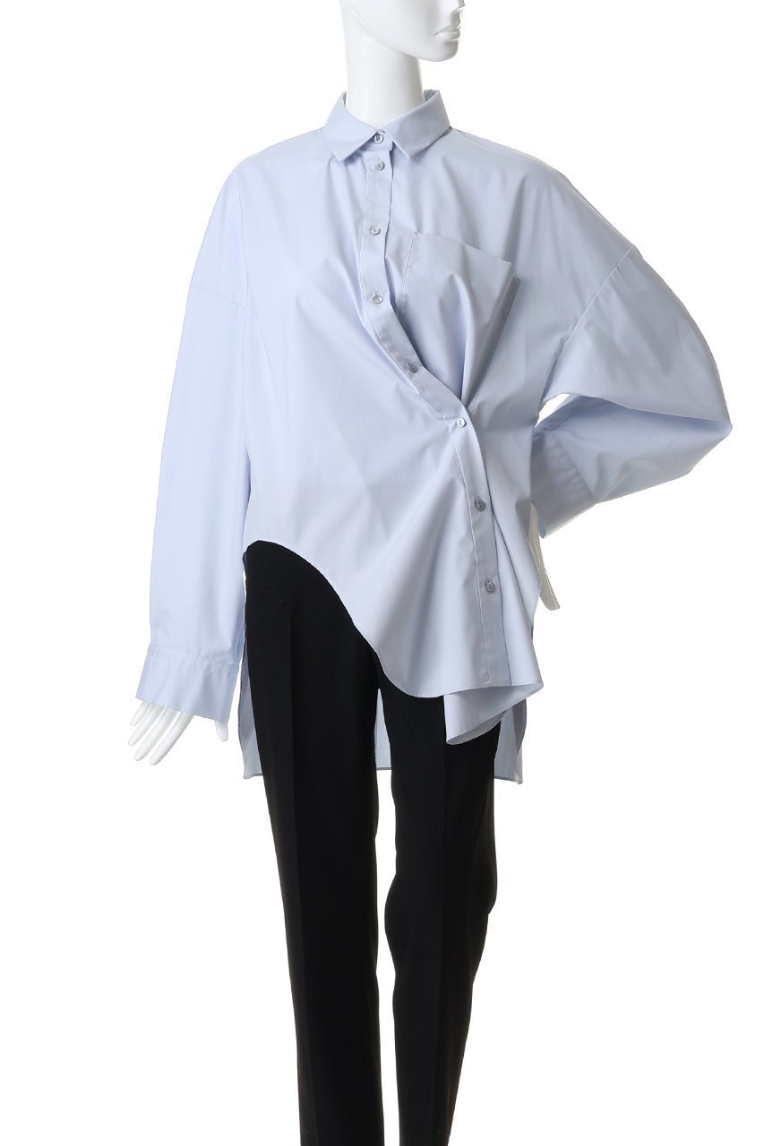 【エンフォルド/ENFOLD】のTWO-WAY BASIC SHIRT 人気、トレンドファッション・服の通販 founy(ファニー) 　ファッション　Fashion　レディースファッション　Fashion for Women　トップス・カットソー　Cut & Sew Tops　シャツ・ブラウス・オフィスカジュアル　Elegant Blouses & Button-Ups　なめらか　Smooth, Silky Texture　シェイプ　Shape, Slim Fit　スリーブ　Sleeve, Long Sleeve / Short Sleeve　フィット　Fit, Slim Fit　ロング　Long, Long-Length　夏　Summer　春　Spring　S/S・春夏　SS, Spring/Summer, Warm Season　other-6|ID: prp329100004906255 ipo3291000000036734839