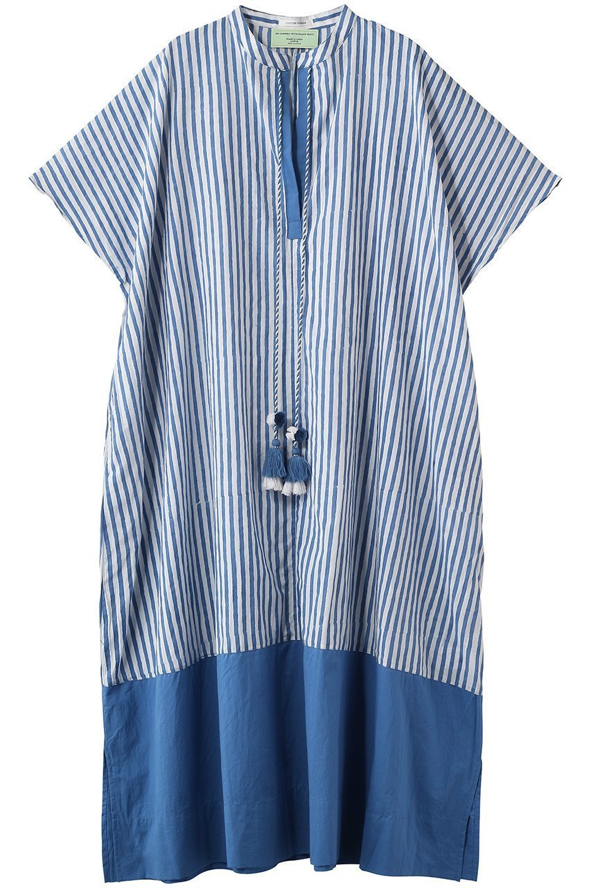 【クチュールドアダム/COUTURE D'ADAM】の【ELLE SHOP 限定】ブロックプリントカフタンドレス 人気、トレンドファッション・服の通販 founy(ファニー) 　ファッション　Fashion　レディースファッション　Fashion for Women　ワンピース　Dresses　フォーマル・パーティードレス・結婚式用ドレス　Elegant & Casual Dresses　チュニック　Tunic Tops & Dresses　インド　Indian Textile　サマー　Summer, Summer Style　チュニック　Tunic, Long Top　ドレス　Dress, One-Piece　ブロック　Block, Solid Block Pattern　プリント　Print, Printed Pattern　ロング　Long, Long-Length　人気　Popular, Best Seller　夏　Summer　 other-1|ID: prp329100004906258 ipo3291000000036734854