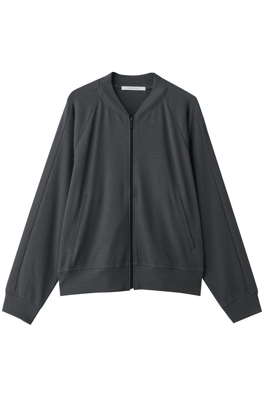 【プレインピープル/PLAIN PEOPLE】のコットンジップパーカー インテリア・キッズ・メンズ・レディースファッション・服の通販 founy(ファニー) 　ファッション　Fashion　レディースファッション　Fashion for Women　トップス・カットソー　Cut & Sew Tops　シャツ・ブラウス・オフィスカジュアル　Elegant Blouses & Button-Ups　レディースパーカー・カジュアルフーディー　Casual Hoodies & Sweatshirts　ロングTシャツ・Tシャツ　Longline T-Shirts & Tees　スウェット・クルーネックトップス　Sweatshirts & Crewnecks / Relaxed Fit Sweat Tops　カットソー・ベーシックTシャツ　Cut-and-Sewn Tops / Stretch Tees & Basics　コンパクト　Compact, Small Size　シンプル　Simple, Minimal　グレー|ID: prp329100004906262 ipo3291000000036734893