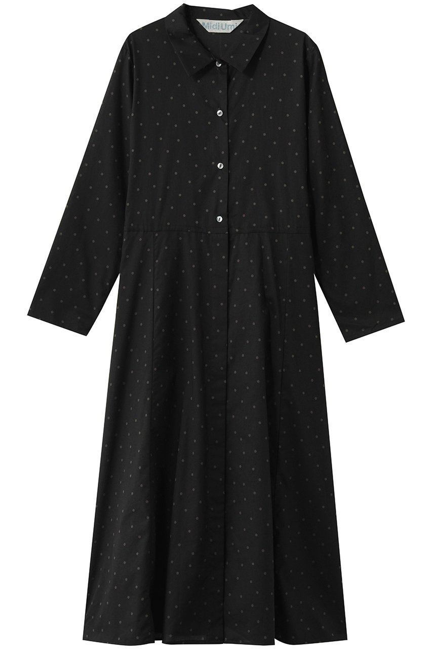 【ミディウミ/MidiUmi】のwaist switching dots OP ワンピース インテリア・キッズ・メンズ・レディースファッション・服の通販 founy(ファニー) 　ファッション　Fashion　レディースファッション　Fashion for Women　ワンピース　Dresses　チュニック　Tunic Tops & Dresses　クラシカル　Classical, Vintage-Inspired　サンダル　Sandals, Summer Shoes　チュニック　Tunic, Long Top　ドット　Polka Dot, Dot Pattern　フェミニン　Feminine, Girly　ロング　Long, Long-Length　春　Spring　black|ID: prp329100004906263 ipo3291000000036734900