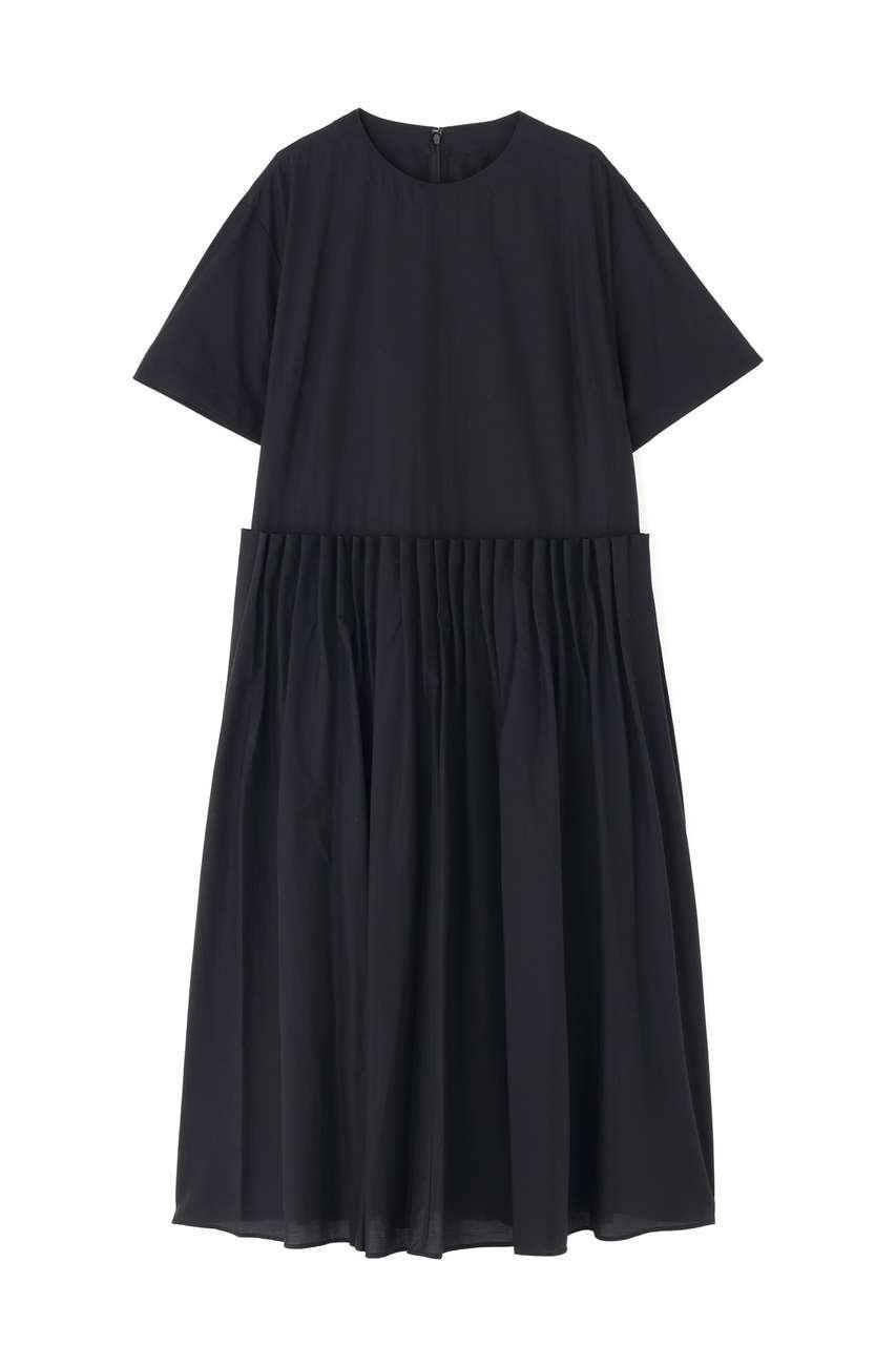 【アドーア/ADORE】のナイロンコットンタフタワンピース インテリア・キッズ・メンズ・レディースファッション・服の通販 founy(ファニー) 　ファッション　Fashion　レディースファッション　Fashion for Women　ワンピース　Dresses　チュニック　Tunic Tops & Dresses　シンプル　Simple, Minimal　タフタ　Taffeta, Structured Fabric　ダウン　Down, Puffer　チュニック　Tunic, Long Top　ロング　Long, Long-Length　エレガント 上品　Elegant　夏　Summer　春　Spring　S/S・春夏　SS, Spring/Summer, Warm Season　軽量　Lightweight, Ultra Light　ブラック|ID: prp329100004906271 ipo3291000000036734960