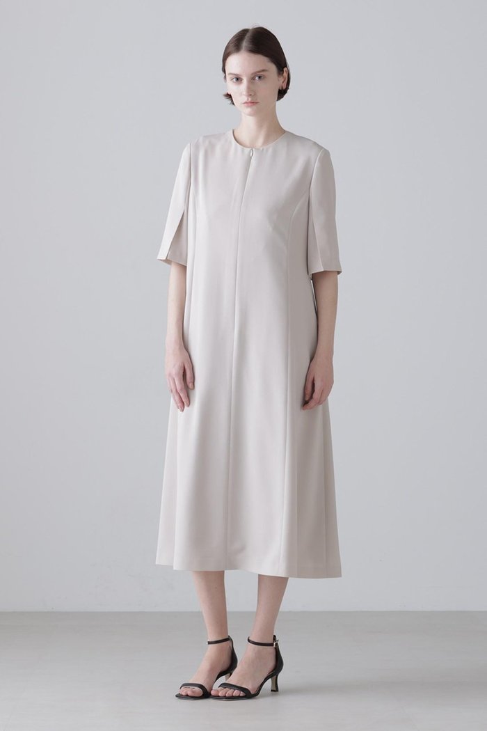 【アドーア/ADORE】のドビークロスワンピース インテリア・キッズ・メンズ・レディースファッション・服の通販 founy(ファウニー) https://founy.com/ ファッション Fashion レディースファッション Fashion for Women ワンピース Dresses チュニック Tunic Tops & Dresses シアー Sheer, See-Through チュニック Tunic, Long Top ドレープ Drape, Draping Fabric フレア Flare, Flared ロング Long, Long-Length エレガント 上品 Elegant |ID: prp329100004906275 ipo3291000000036734997