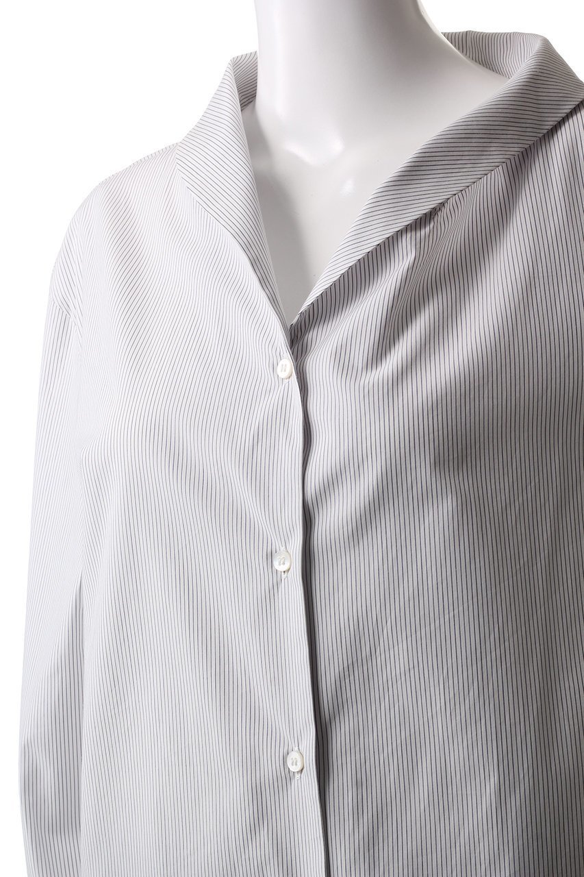 【ジェイドット/j.】のスーピマコットンストライプアシメブラウス 人気、トレンドファッション・服の通販 founy(ファニー) 　ファッション　Fashion　レディースファッション　Fashion for Women　トップス・カットソー　Cut & Sew Tops　シャツ・ブラウス・オフィスカジュアル　Elegant Blouses & Button-Ups　アシンメトリー　Asymmetrical Style　カッティング　Cutting Detail　スリーブ　Sleeve, Long Sleeve / Short Sleeve　ロング　Long, Long-Length　other-5|ID: prp329100004906278 ipo3291000000036735024