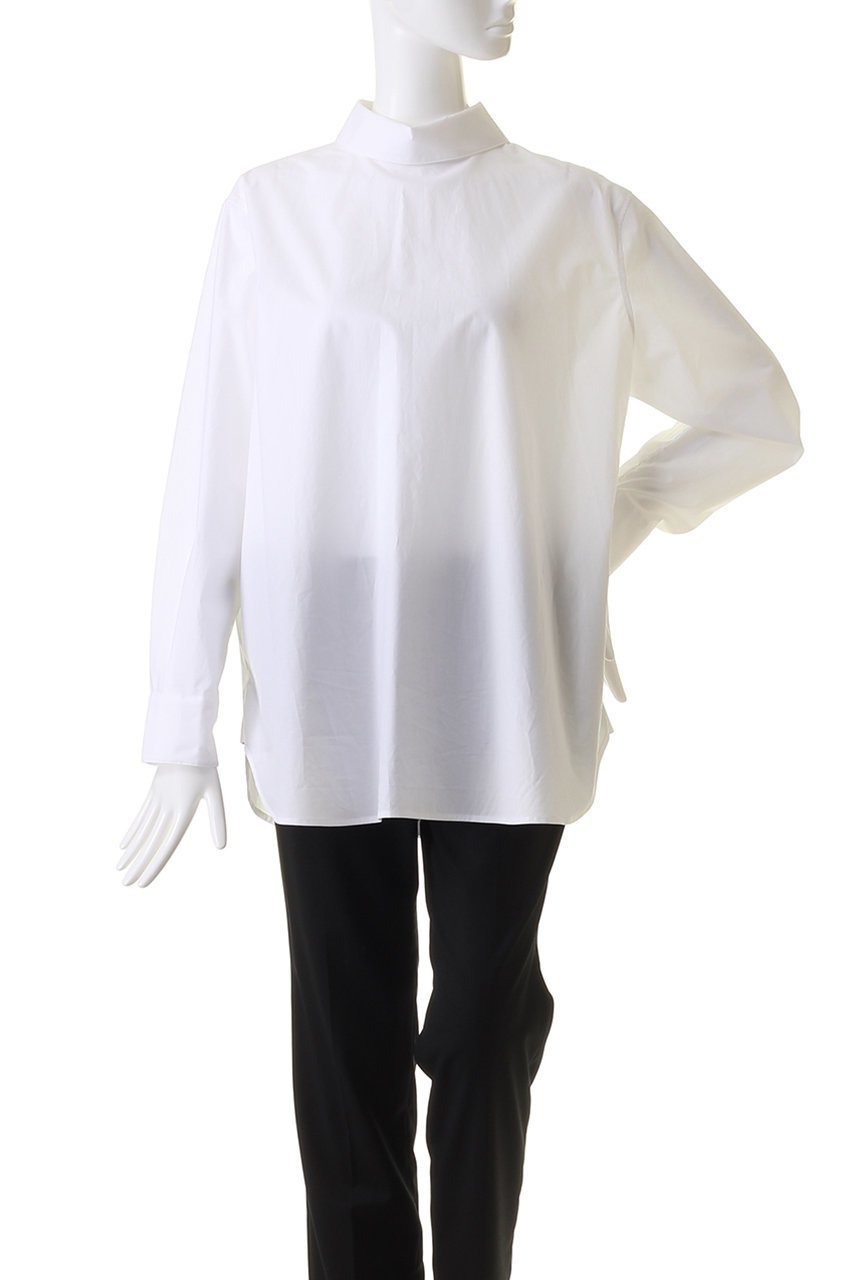 【ジェイドット/j.】の高密度コットン2WAYブラウス 人気、トレンドファッション・服の通販 founy(ファニー) 　ファッション　Fashion　レディースファッション　Fashion for Women　トップス・カットソー　Cut & Sew Tops　シャツ・ブラウス・オフィスカジュアル　Elegant Blouses & Button-Ups　シンプル　Simple, Minimal　スリーブ　Sleeve, Long Sleeve / Short Sleeve　ロング　Long, Long-Length　other-2|ID: prp329100004906281 ipo3291000000036735050