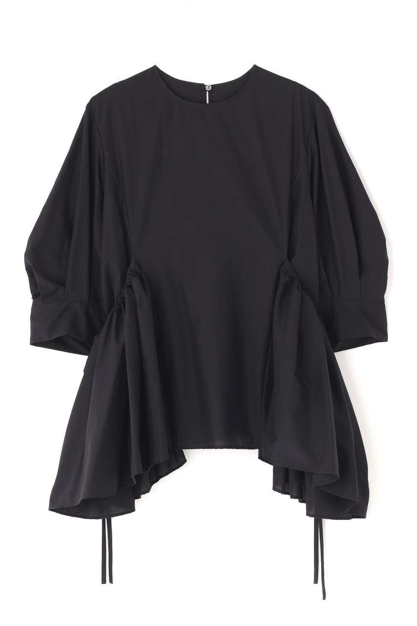 【アドーア/ADORE】のナイロンコットンタフタブラウス インテリア・キッズ・メンズ・レディースファッション・服の通販 founy(ファニー) ファッション Fashion レディースファッション Fashion for Women トップス・カットソー Cut & Sew Tops シャツ・ブラウス・オフィスカジュアル Elegant Blouses & Button-Ups ギャザー Gathered, Ruffled ショート Short, Short Length スリーブ Sleeve, Long Sleeve / Short Sleeve タフタ Taffeta, Structured Fabric フェミニン Feminine, Girly エレガント 上品 Elegant 夏 Summer 春 Spring S/S・春夏 SS, Spring/Summer, Warm Season ブラック|ID: prp329100004906282 ipo3291000000036735060