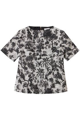 【ジェイドット/j.】のイタリアンジャカードフォルムチュニック 人気、トレンドファッション・服の通販 founy(ファニー) ファッション Fashion レディースファッション Fashion for Women ワンピース Dresses チュニック Tunic Tops & Dresses イタリア Italy エレガント 上品 Elegant シンプル Simple, Minimal ジャカード／ジャガード Jacquard, Woven Pattern チュニック Tunic, Long Top フォルム Silhouette, Form ボタニカル Botanical, Floral Pattern |ID:prp329100004906283