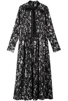 【アルアバイル/allureville】のOFFICINAプリーツフレアワンピース 人気、トレンドファッション・服の通販 founy(ファニー) ファッション Fashion レディースファッション Fashion for Women ワンピース Dresses チュニック Tunic Tops & Dresses クラシカル Classical, Vintage-Inspired チュニック Tunic, Long Top フィット Fit, Slim Fit フレア Flare, Flared プリント Print, Printed Pattern プリーツ Pleats, Pleated モノトーン Monotone, Black and White リボン Ribbon, Bow ロング Long, Long-Length 再入荷 Restock / Back in Stock thumbnail ブラック|ID: prp329100004906288 ipo3291000000036735102