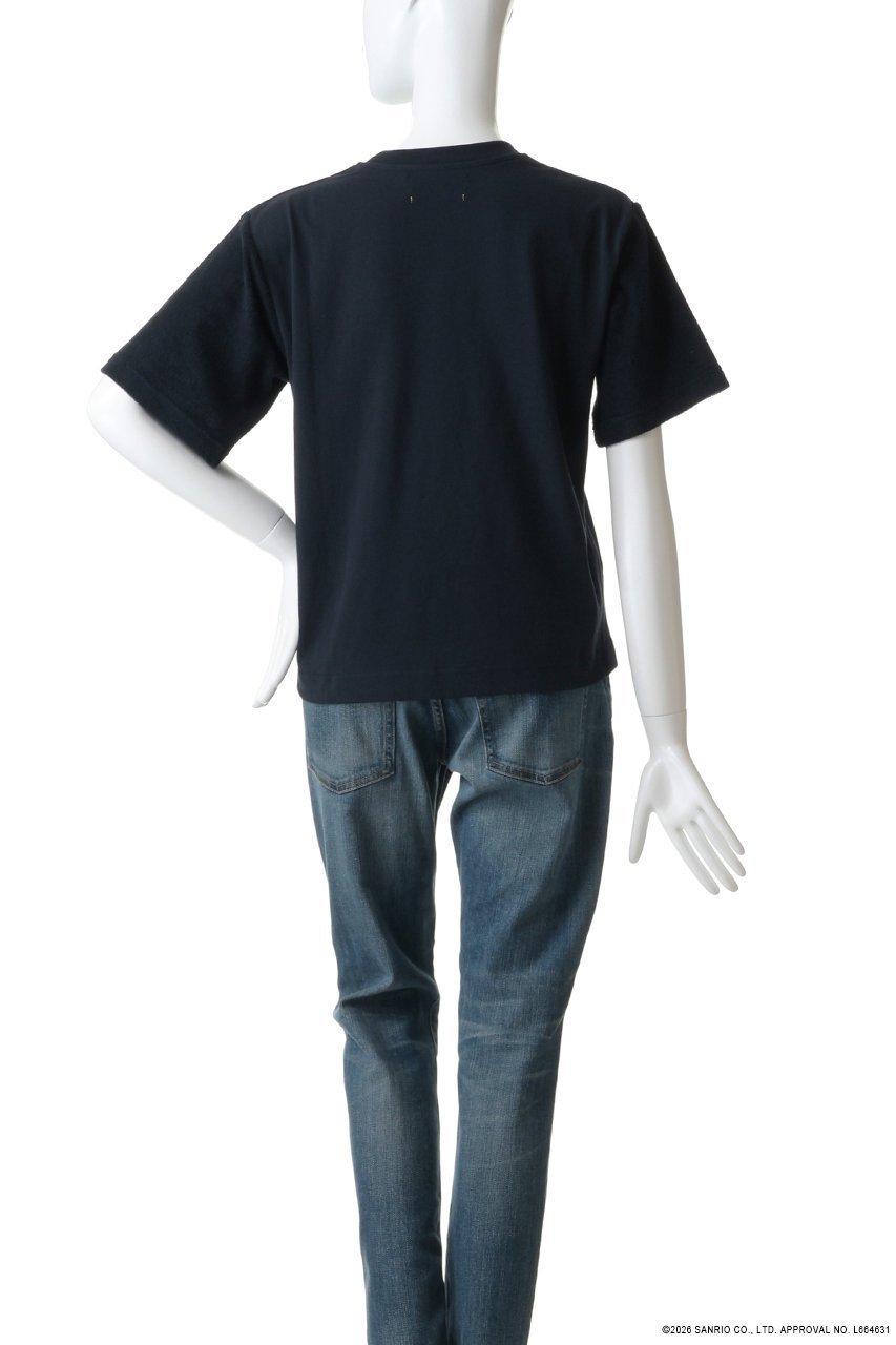 【ミュベール/MUVEIL】のサンリオキャラクターズコラボ ハローキティ Tシャツ 人気、トレンドファッション・服の通販 founy(ファニー) 　ファッション　Fashion　レディースファッション　Fashion for Women　トップス・カットソー　Cut & Sew Tops　シャツ・ブラウス・オフィスカジュアル　Elegant Blouses & Button-Ups　ロングTシャツ・Tシャツ　Longline T-Shirts & Tees　カットソー・ベーシックTシャツ　Cut-and-Sewn Tops / Stretch Tees & Basics　ショート　Short, Short Length　スパンコール　Sequins, Sequin Embellishment　スリーブ　Sleeve, Long Sleeve / Short Sleeve　フェルト　Felt, Felt Fabric　ポケット　Pocket, Pocket Detail　リボン　Ribbon, Bow　ワンポイント　One Point, Statement Accent　再入荷　Restock / Back in Stock　other-4|ID: prp329100004906302 ipo3291000000036735214