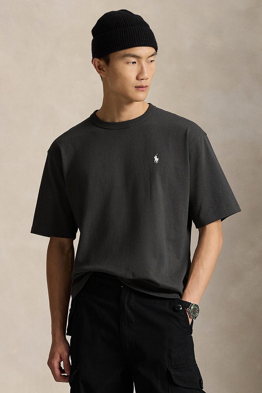【ラルフローレン/RALPH LAUREN / MEN】の【MEN】【POLO RALPH LAUREN】リラックス フィット ロゴ ジャージー Tシャツ 人気、トレンドファッション・服の通販 founy(ファニー) 　ファッション　Fashion　メンズファッション　Fashion for Men　トップス・カットソー　Cut & Sew Tops　メンズシャツ　Shirts　クラシック　Classic, Timeless Style　ショート　Short, Short Length　シンプル　Simple, Minimal　スリーブ　Sleeve, Long Sleeve / Short Sleeve　バランス　Balance, Style Balance　ビッグ　Big, Oversized　フィット　Fit, Slim Fit　フロント　Front, Front Design　リラックス　Relax, Relaxed Fit　半袖　Short Sleeve, Half Sleeve　other-5|ID: prp329100004906307 ipo3291000000036735288
