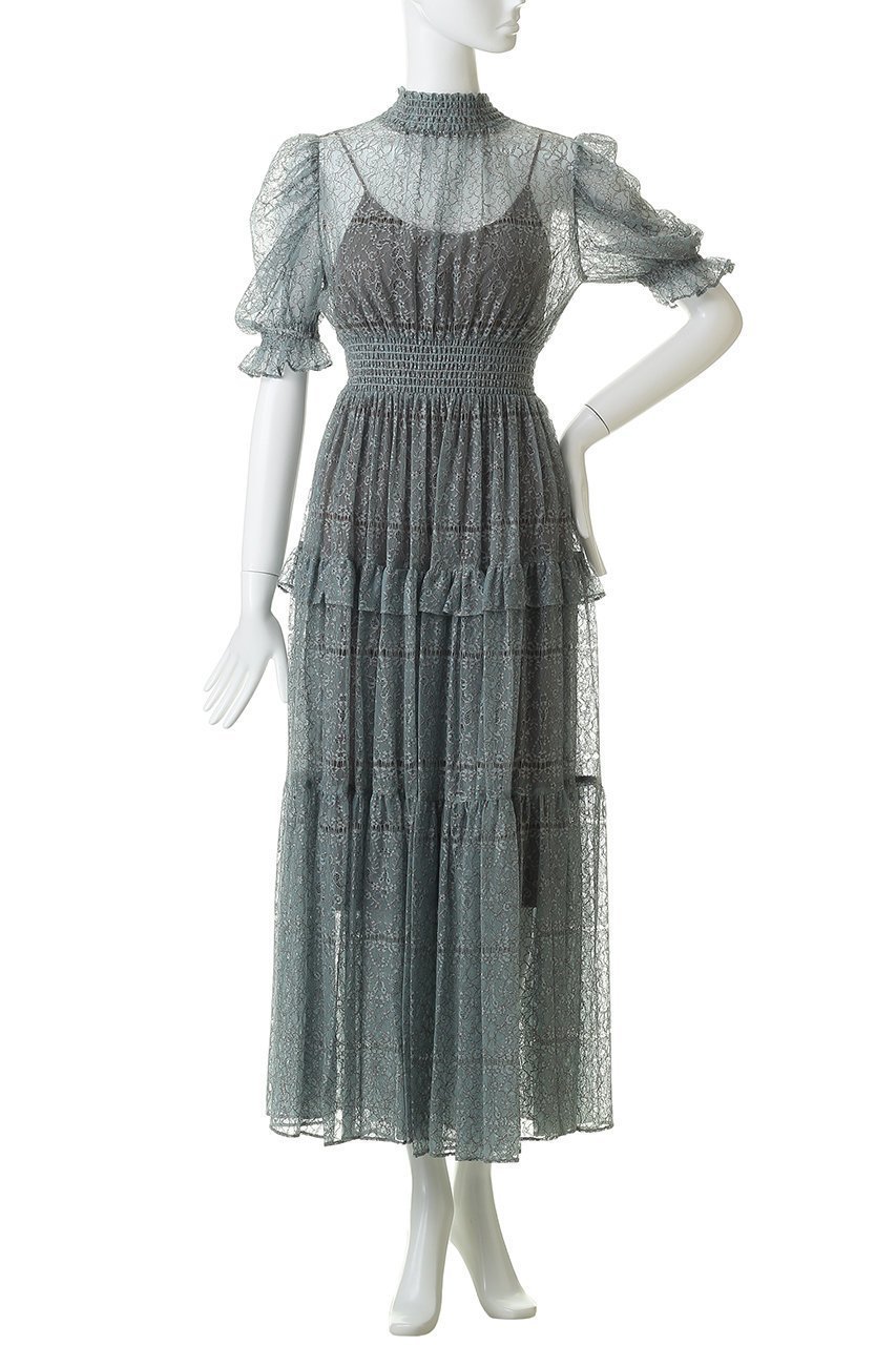 【コルコバード/CORCOVADO】のイノセントレースドレス 人気、トレンドファッション・服の通販 founy(ファニー) 　ファッション　Fashion　レディースファッション　Fashion for Women　ワンピース　Dresses　フォーマル・パーティードレス・結婚式用ドレス　Elegant & Casual Dresses　チュニック　Tunic Tops & Dresses　インナー　Innerwear　エレガント 上品　Elegant　クラシカル　Classical, Vintage-Inspired　シアー　Sheer, See-Through　スリーブ　Sleeve, Long Sleeve / Short Sleeve　チュニック　Tunic, Long Top　パーティ　Party, Party Style　フリル　Frill, Ruffle　レース　Lace, Lace Fabric　other-2|ID: prp329100004906309 ipo3291000000036735323