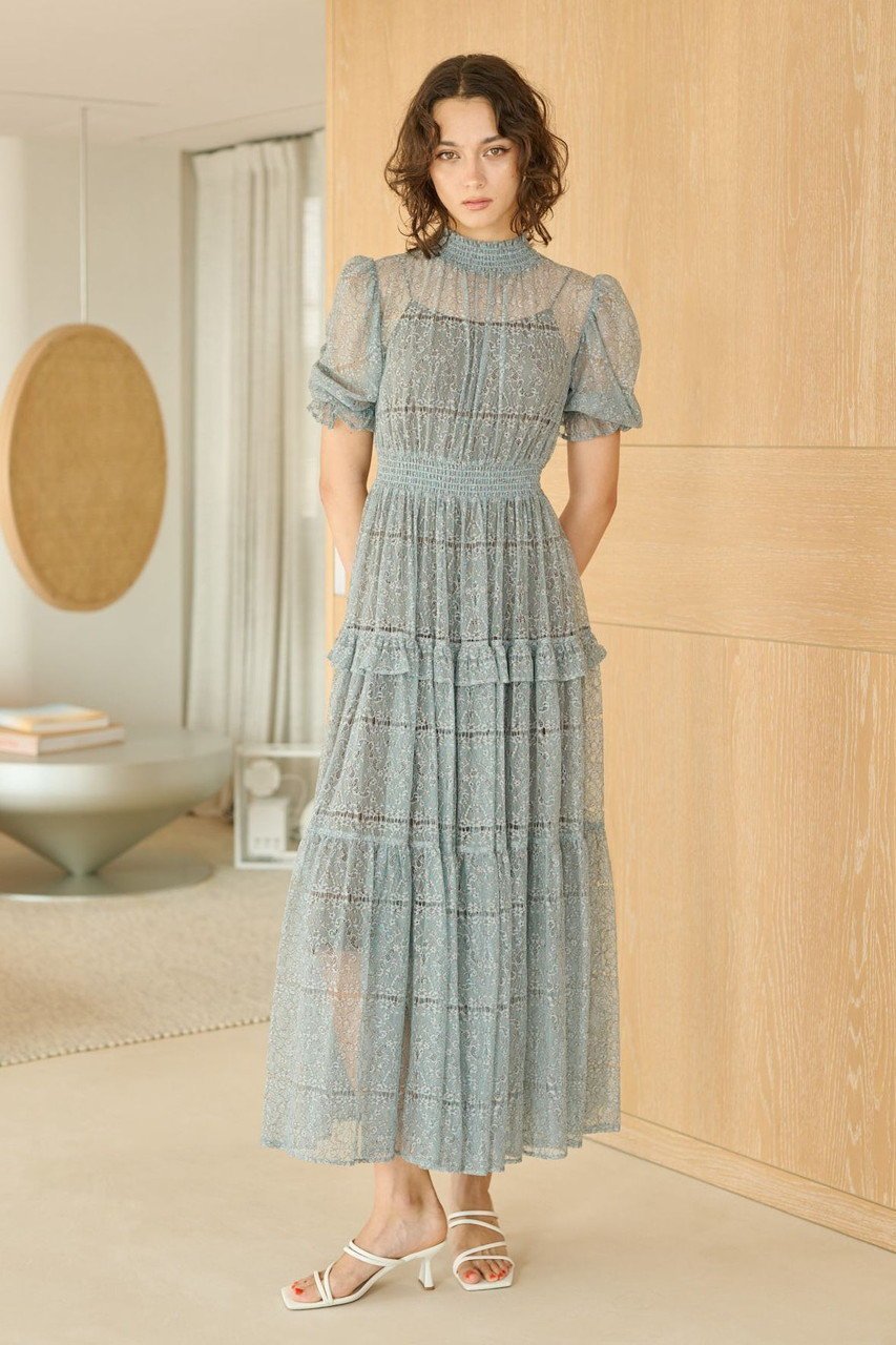 【コルコバード/CORCOVADO】のイノセントレースドレス 人気、トレンドファッション・服の通販 founy(ファニー) 　ファッション　Fashion　レディースファッション　Fashion for Women　ワンピース　Dresses　フォーマル・パーティードレス・結婚式用ドレス　Elegant & Casual Dresses　チュニック　Tunic Tops & Dresses　インナー　Innerwear　エレガント 上品　Elegant　クラシカル　Classical, Vintage-Inspired　シアー　Sheer, See-Through　スリーブ　Sleeve, Long Sleeve / Short Sleeve　チュニック　Tunic, Long Top　パーティ　Party, Party Style　フリル　Frill, Ruffle　レース　Lace, Lace Fabric　other-6|ID: prp329100004906309 ipo3291000000036735327