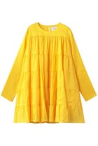【マーレット/MERLETTE】のSOLIMAN リネン混ティアードドレス 人気、トレンドファッション・服の通販 founy(ファニー) ファッション Fashion レディースファッション Fashion for Women ワンピース Dresses フォーマル・パーティードレス・結婚式用ドレス Elegant & Casual Dresses チュニック Tunic Tops & Dresses チュニック Tunic, Long Top ドレス Dress, One-Piece リゾート Resort, Vacation Style リネン Linen, Linen Fabric thumbnail レモン|ID: prp329100004906310 ipo3291000000036735329