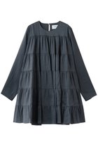 【マーレット/MERLETTE】のSOLIMAN リネン混ティアードドレス 人気、トレンドファッション・服の通販 founy(ファニー) ファッション Fashion レディースファッション Fashion for Women ワンピース Dresses フォーマル・パーティードレス・結婚式用ドレス Elegant & Casual Dresses チュニック Tunic Tops & Dresses チュニック Tunic, Long Top ドレス Dress, One-Piece リゾート Resort, Vacation Style リネン Linen, Linen Fabric thumbnail ダークネイビー|ID: prp329100004906310 ipo3291000000036735330