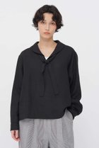 【マーガレットハウエル/MARGARET HOWELL】のSHIRTING LINEN SHIRT ブラック|ID: prp329100004906312 ipo3291000000036735360