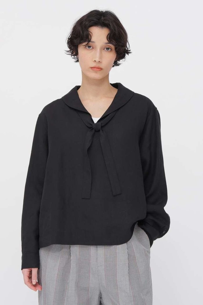 【マーガレットハウエル/MARGARET HOWELL】のSHIRTING LINEN SHIRT インテリア・キッズ・メンズ・レディースファッション・服の通販 founy(ファウニー) https://founy.com/ ファッション Fashion レディースファッション Fashion for Women トップス・カットソー Cut & Sew Tops シャツ・ブラウス・オフィスカジュアル Elegant Blouses & Button-Ups カフス Cuff Design スリーブ Sleeve, Long Sleeve / Short Sleeve バランス Balance, Style Balance マーガレット Marguerite, Daisy Pattern モダン Modern, Contemporary ヨーク Yoke, Yoke Design リネン Linen, Linen Fabric リボン Ribbon, Bow ロング Long, Long-Length 再入荷 Restock / Back in Stock 夏 Summer 春 Spring S/S・春夏 SS, Spring/Summer, Warm Season |ID: prp329100004906312 ipo3291000000037239357