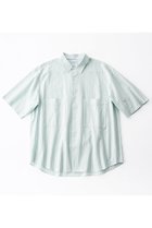 【グッド ピープル グッド ステッチング グッド プロダクト/GOOD PEOPLE GOOD STITCHING GOOD PRODUCT】の【UNISEX】ダブルポケット ハーフスリーブ シャツ ヴェリーライトグリーン|ID: prp329100004906314 ipo3291000000036735379