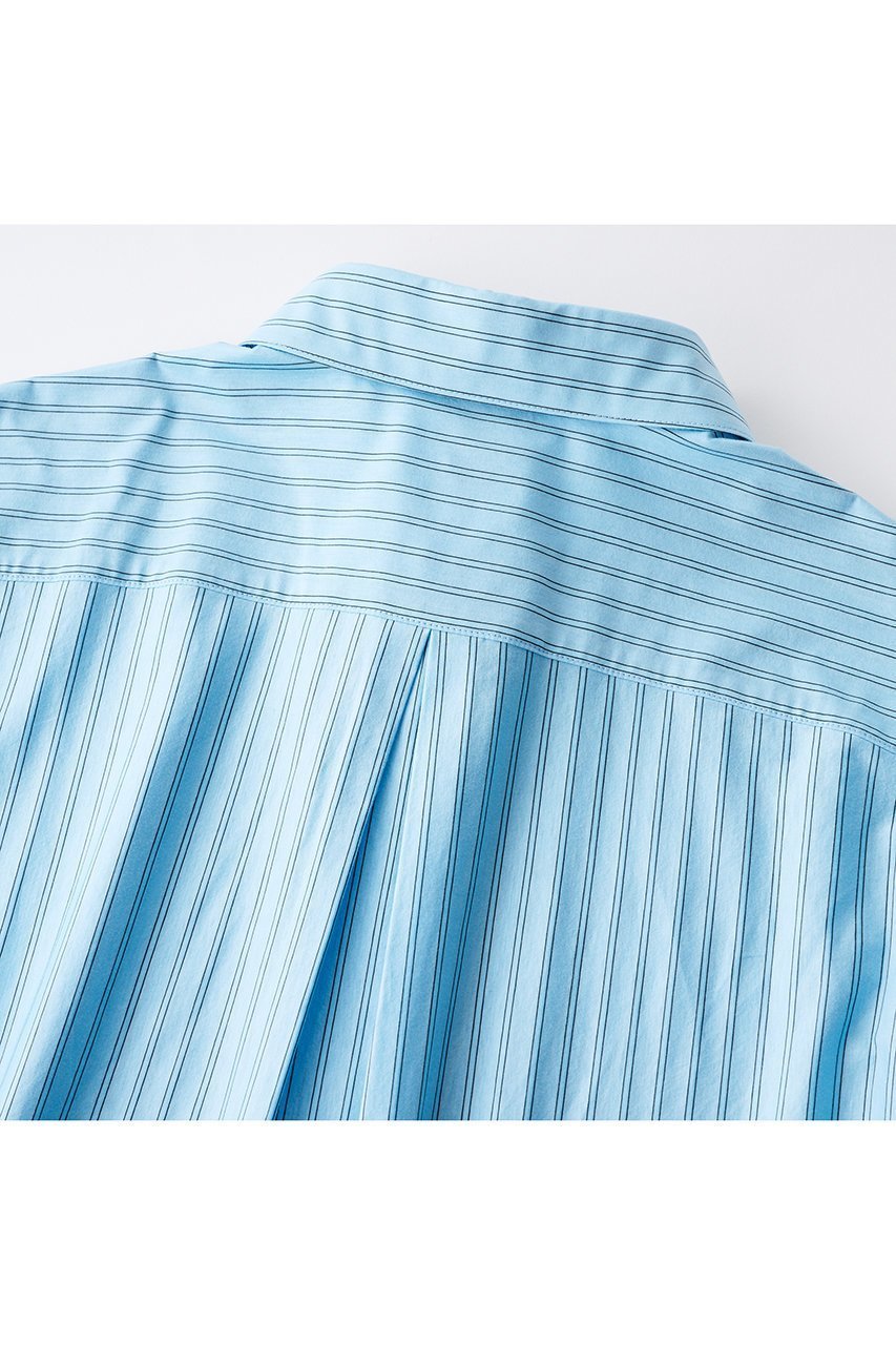 【グッド ピープル グッド ステッチング グッド プロダクト/GOOD PEOPLE GOOD STITCHING GOOD PRODUCT】の【UNISEX】ダブルポケット ハーフスリーブ シャツ 人気、トレンドファッション・服の通販 founy(ファニー) 　ファッション　Fashion　レディースファッション　Fashion for Women　トップス・カットソー　Cut & Sew Tops　シャツ・ブラウス・オフィスカジュアル　Elegant Blouses & Button-Ups　ユニセックス　Unisex, Genderless　カットソー　Cut and Sewn Top　ショート　Short, Short Length　ストライプ　Stripe, Striped Pattern　スリーブ　Sleeve, Long Sleeve / Short Sleeve　ダブル　Double, Double-Breasted　ハーフ　Half, Half-Length　ポケット　Pocket, Pocket Detail　リラックス　Relax, Relaxed Fit　レギュラー　Regular, Standard Fit　エレガント 上品　Elegant　other-4|ID: prp329100004906314 ipo3291000000036735383