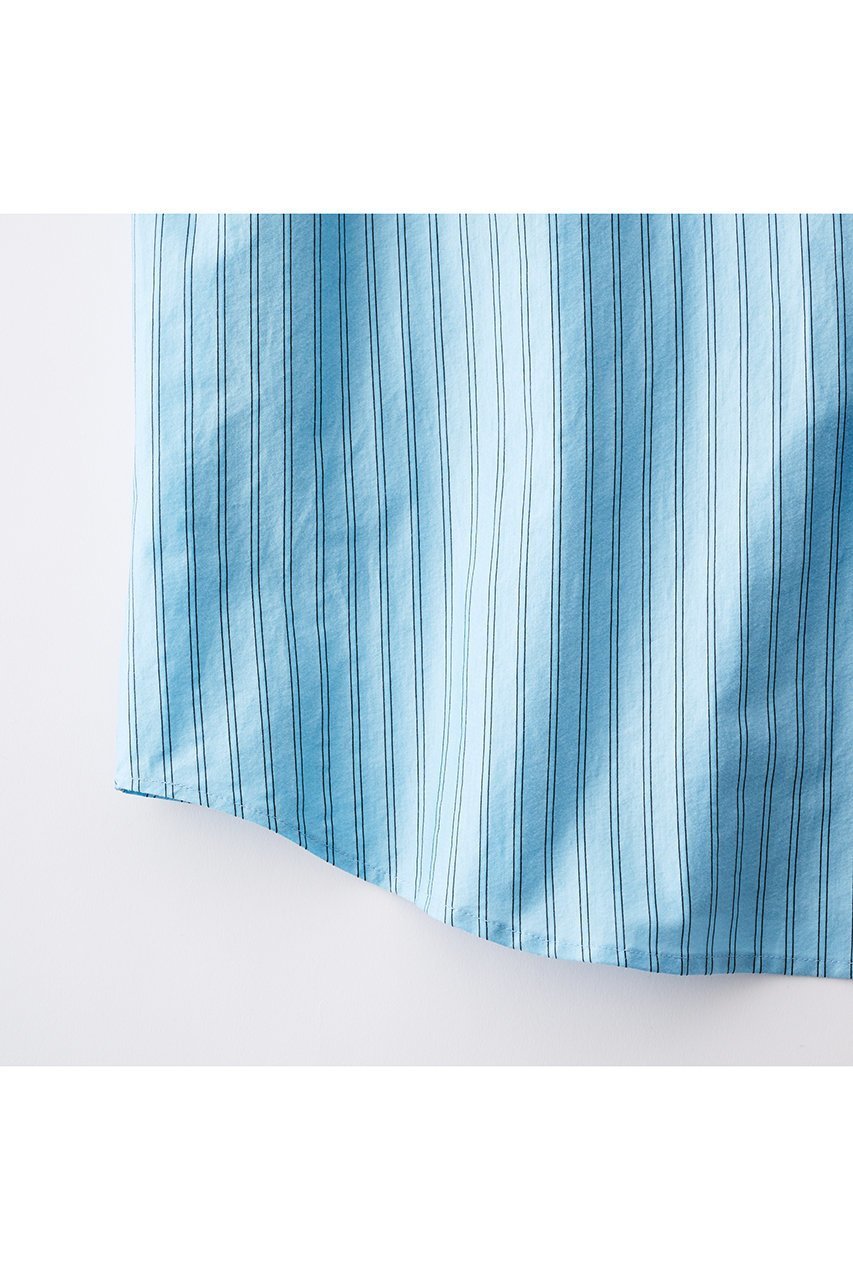 【グッド ピープル グッド ステッチング グッド プロダクト/GOOD PEOPLE GOOD STITCHING GOOD PRODUCT】の【UNISEX】ダブルポケット ハーフスリーブ シャツ 人気、トレンドファッション・服の通販 founy(ファニー) 　ファッション　Fashion　レディースファッション　Fashion for Women　トップス・カットソー　Cut & Sew Tops　シャツ・ブラウス・オフィスカジュアル　Elegant Blouses & Button-Ups　ユニセックス　Unisex, Genderless　カットソー　Cut and Sewn Top　ショート　Short, Short Length　ストライプ　Stripe, Striped Pattern　スリーブ　Sleeve, Long Sleeve / Short Sleeve　ダブル　Double, Double-Breasted　ハーフ　Half, Half-Length　ポケット　Pocket, Pocket Detail　リラックス　Relax, Relaxed Fit　レギュラー　Regular, Standard Fit　エレガント 上品　Elegant　other-5|ID: prp329100004906314 ipo3291000000036735384