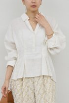 【ガリャルダガランテ/GALLARDAGALANTE】の【WEB限定】ウエストシェイプシャツ ホワイト|ID: prp329100004906318 ipo3291000000036735418