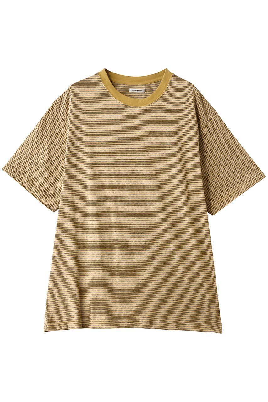 【ユニバーサルプロダクツ/UNIVERSAL PRODUCTS / MEN】の【MEN】ORIGINAL BORDER S/S T-SHIRTS インテリア・キッズ・メンズ・レディースファッション・服の通販 founy(ファニー) 　ファッション　Fashion　メンズファッション　Fashion for Men　トップス・カットソー　Cut & Sew Tops　メンズシャツ　Shirts　ロングTシャツ・Tシャツ / 着回し力抜群　Longline T-Shirts & Tees　ショート　Short, Short Length　スリーブ　Sleeve, Long Sleeve / Short Sleeve　ボーダー　Border, Stripe　ヴィンテージ　Vintage Style　夏　Summer　S/S・春夏　SS, Spring/Summer, Warm Season　YELLOW|ID: prp329100004906331 ipo3291000000036735528