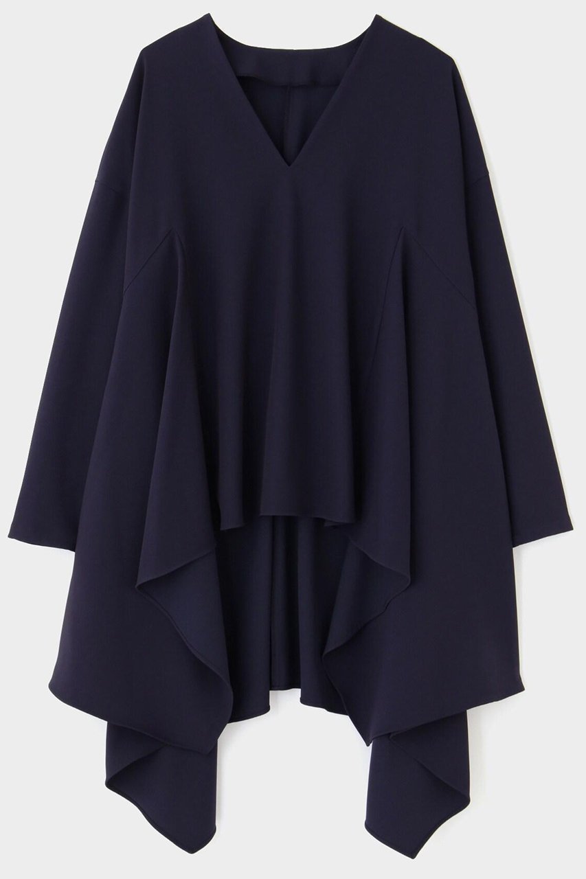 【ル フィル/LE PHIL】の2WAYツイルイレギュラーヘムブラウス 人気、トレンドファッション・服の通販 founy(ファニー) 　ファッション　Fashion　レディースファッション　Fashion for Women　トップス・カットソー　Cut & Sew Tops　シャツ・ブラウス・オフィスカジュアル　Elegant Blouses & Button-Ups　おすすめ　Recommended / Our Picks　イレギュラーヘム　Irregular Hem　コンパクト　Compact, Small Size　ストレッチ　Stretch, Stretchy Fabric　スリーブ　Sleeve, Long Sleeve / Short Sleeve　ツイル　Twist, Twisted Detail　ドレープ　Drape, Draping Fabric　ビッグ　Big, Oversized　ミックス　Mix, Mixed Style　ロング　Long, Long-Length　定番　Standard, Basic Item　ビジネス 仕事 通勤　Business / Work / Commuting　other-2|ID: prp329100004906339 ipo3291000000036735584