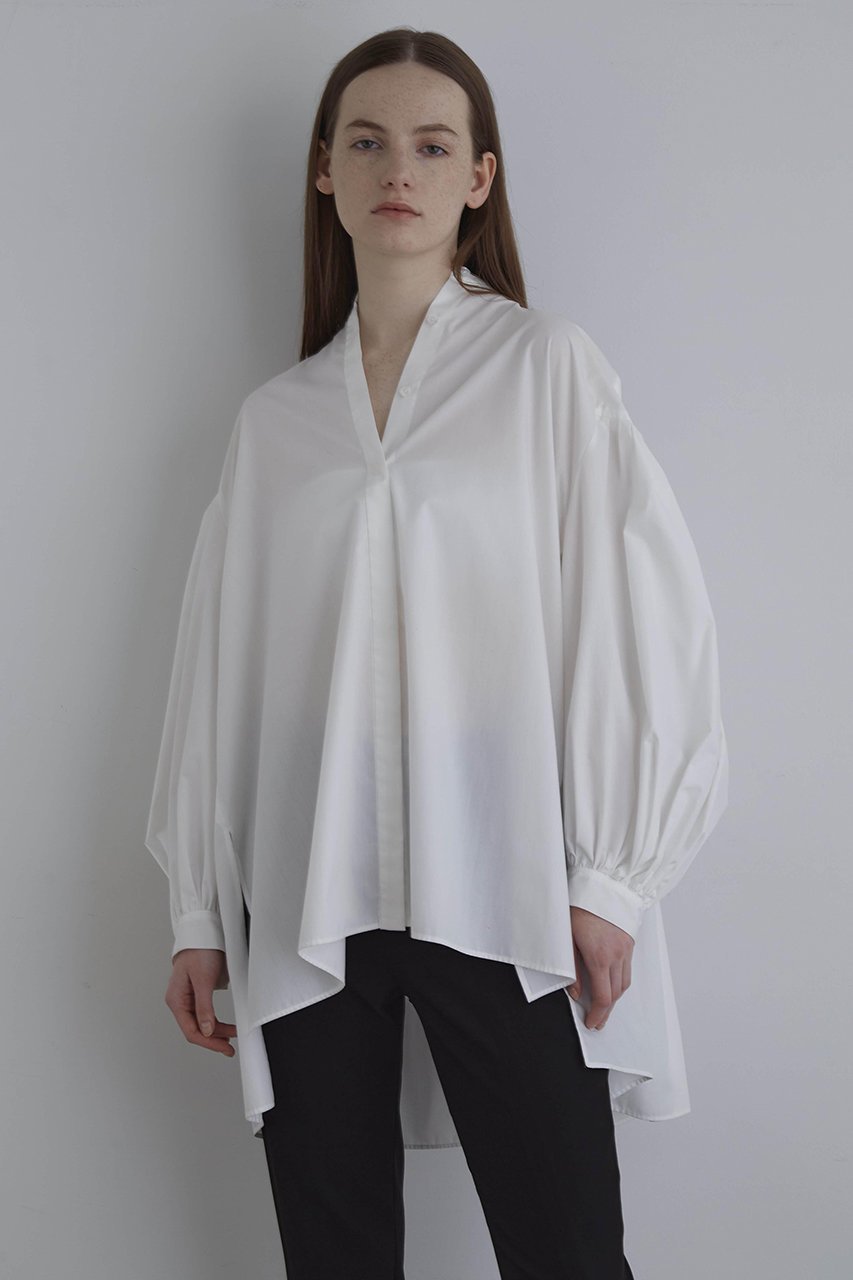 【ル フィル/LE PHIL】の《LE PHIL》ライトタイプライターギャザーブラウス 人気、トレンドファッション・服の通販 founy(ファニー) 　ファッション　Fashion　レディースファッション　Fashion for Women　トップス・カットソー　Cut & Sew Tops　シャツ・ブラウス・オフィスカジュアル　Elegant Blouses & Button-Ups　おすすめ　Recommended / Our Picks　ギャザー　Gathered, Ruffled　スリット　Slit, Slit Detail　スリーブ　Sleeve, Long Sleeve / Short Sleeve　バランス　Balance, Style Balance　ブロード　Broadcloth, Fine Cotton　ベスト　Vest, Waistcoat　ヨーク　Yoke, Yoke Design　リラックス　Relax, Relaxed Fit　ロング　Long, Long-Length　 other-1|ID: prp329100004906342 ipo3291000000036735604