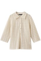 【ミズイロ インド/mizuiro ind】のlace shirt シャツ ivory|ID: prp329100004906343 ipo3291000000036735614