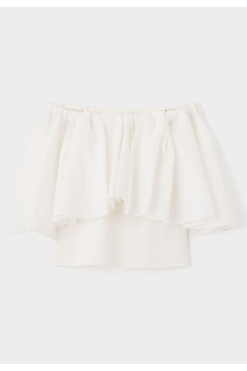 【ル フィル/LE PHIL】のJQコンビカップインブラウス インテリア・キッズ・メンズ・レディースファッション・服の通販 founy(ファニー) 　ファッション　Fashion　レディースファッション　Fashion for Women　トップス・カットソー　Cut & Sew Tops　シャツ・ブラウス・オフィスカジュアル　Elegant Blouses & Button-Ups　おすすめ　Recommended / Our Picks　ショート　Short, Short Length　ジャカード／ジャガード　Jacquard, Woven Pattern　スタンダード　Standard, Basic　ストレッチ　Stretch, Stretchy Fabric　スリーブ　Sleeve, Long Sleeve / Short Sleeve　フィット　Fit, Slim Fit　フレア　Flare, Flared　エレガント 上品　Elegant　夏　Summer　旅行　Travel　ホワイト|ID: prp329100004906347 ipo3291000000036735661