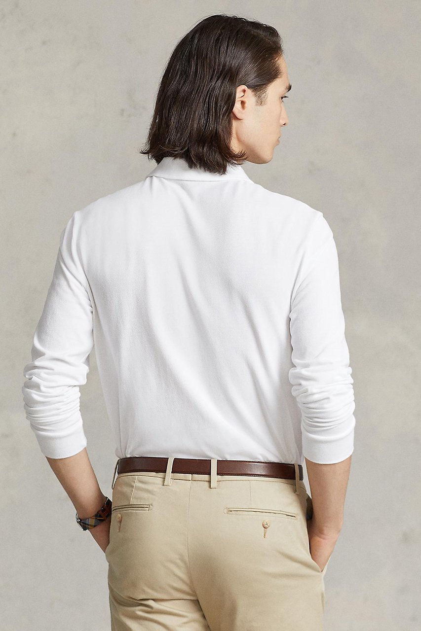 【ラルフローレン/RALPH LAUREN / MEN】の【MEN】【POLO RALPH LAUREN】カスタム スリム フィット メッシュ ポロシャツ 人気、トレンドファッション・服の通販 founy(ファニー) 　ファッション　Fashion　メンズファッション　Fashion for Men　アメリカン　American Style　ウォッシュ　Washed Finish　スリム　Slim, Slim Fit　フィット　Fit, Slim Fit　ポロシャツ　Polo Shirt, Collared Tee　メッシュ　Mesh, Net Fabric　定番　Standard, Basic Item　長袖　Long Sleeve, Full Sleeve　other-5|ID: prp329100004906360 ipo3291000000036735776