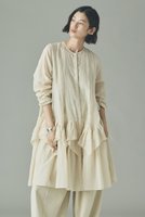 【カレンソロジー/Curensology】のランダムフリルアキハボイルブラウス 人気、トレンドファッション・服の通販 founy(ファニー) ファッション Fashion レディースファッション Fashion for Women トップス・カットソー Cut & Sew Tops シャツ・ブラウス・オフィスカジュアル Elegant Blouses & Button-Ups ショート Short, Short Length ストライプ Stripe, Striped Pattern スリーブ Sleeve, Long Sleeve / Short Sleeve チュニック Tunic, Long Top バランス Balance, Style Balance フリル Frill, Ruffle ランダム Random, Irregular ロング Long, Long-Length |ID:prp329100004906365