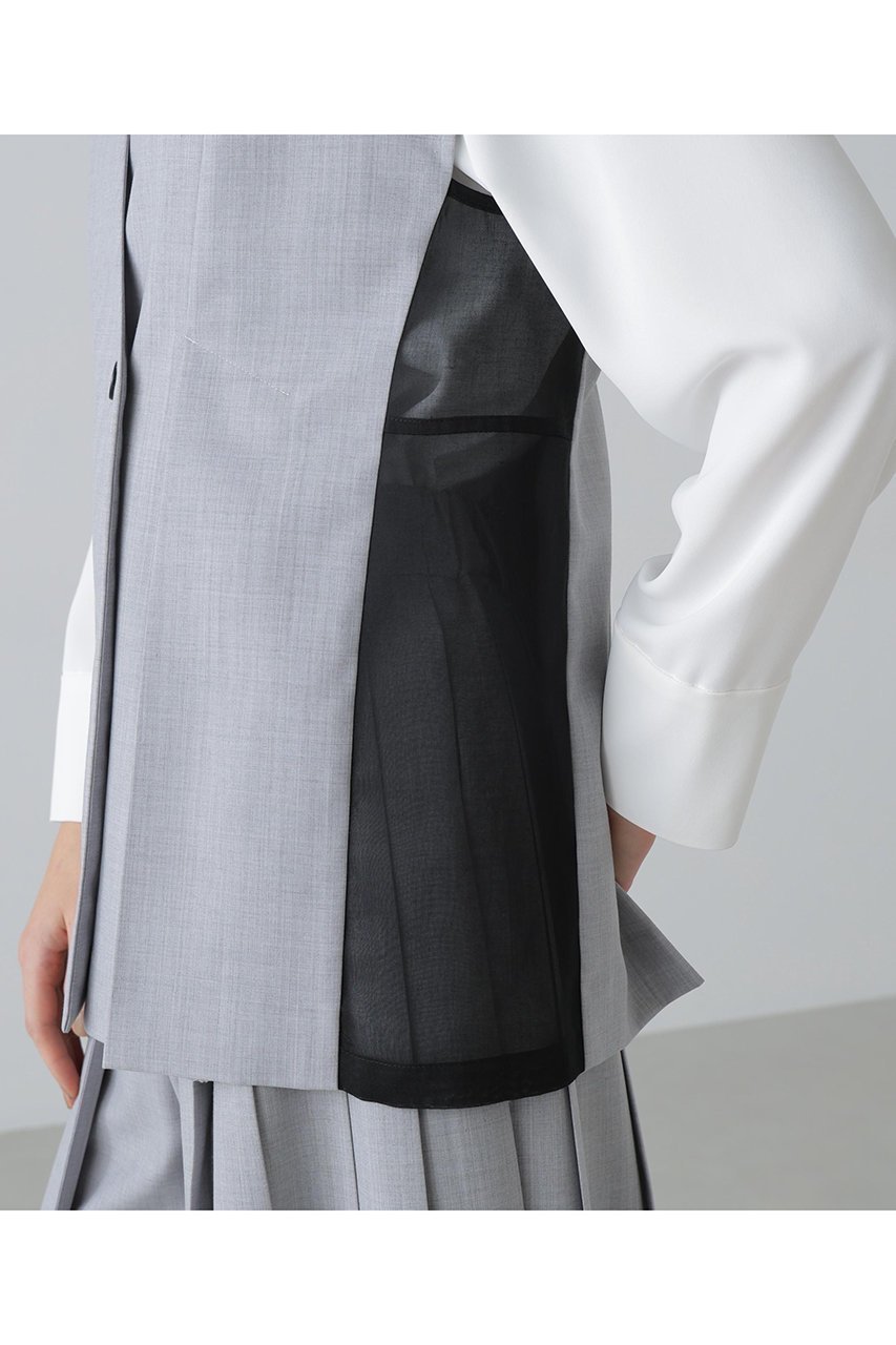 【アドーア/ADORE】のスマートトロピカルブラウス 人気、トレンドファッション・服の通販 founy(ファニー) 　ファッション　Fashion　レディースファッション　Fashion for Women　トップス・カットソー　Cut & Sew Tops　キャミソール&ノースリーブ　Camisoles & Sleeveless Tops　シャツ・ブラウス・オフィスカジュアル　Elegant Blouses & Button-Ups　おすすめ　Recommended / Our Picks　シアー　Sheer, See-Through　セットアップ　Set-Up, Coordinated Outfit　ノースリーブ　Sleeveless, No-Sleeve　other-7|ID: prp329100004906371 ipo3291000000036735862