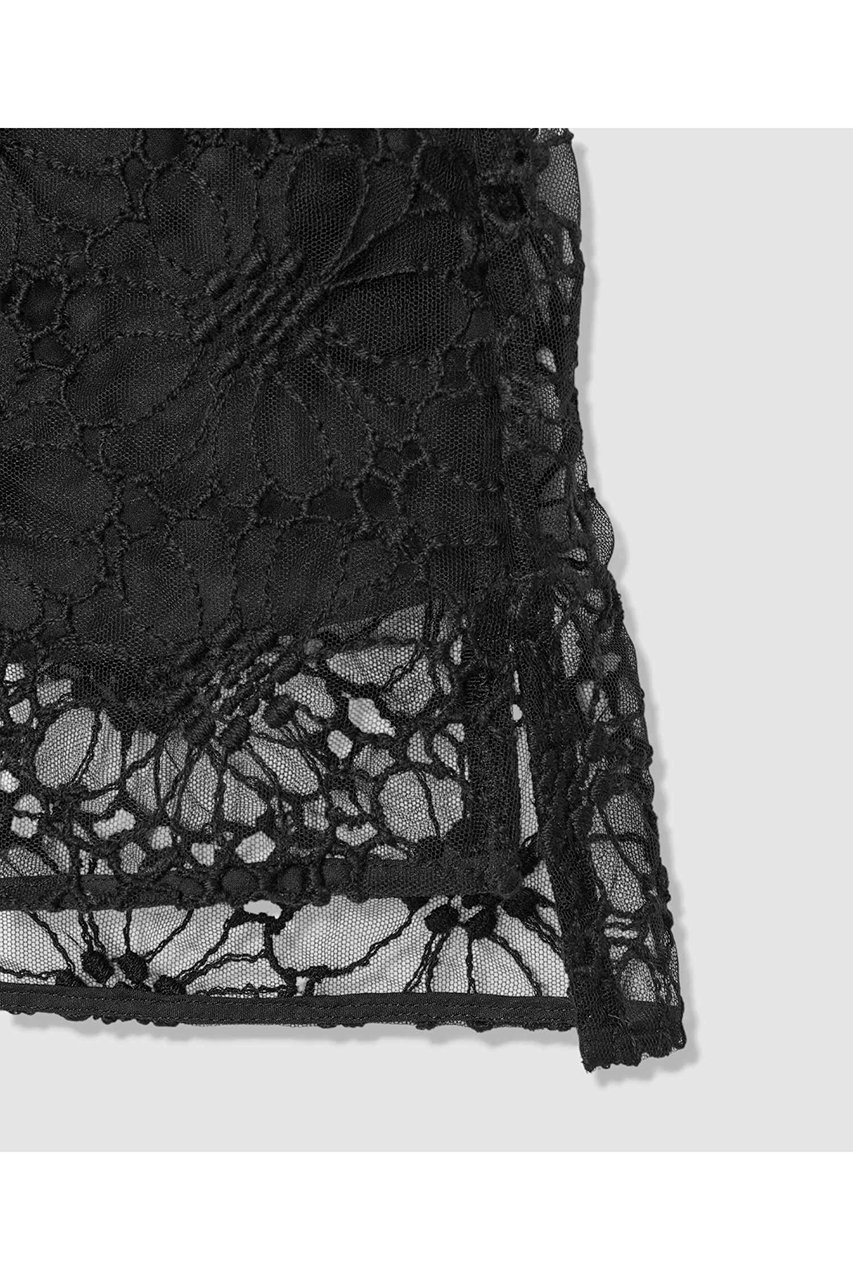 【アナイ/ANAYI】のフラワー刺繍ボウブラウス 人気、トレンドファッション・服の通販 founy(ファニー) 　ファッション　Fashion　レディースファッション　Fashion for Women　トップス・カットソー　Cut & Sew Tops　キャミソール&ノースリーブ　Camisoles & Sleeveless Tops　シャツ・ブラウス・オフィスカジュアル　Elegant Blouses & Button-Ups　キャミソール　Camisole, Spaghetti Strap Top　ノースリーブ　Sleeveless, No-Sleeve　フラワー　Flower, Floral　ミックス　Mix, Mixed Style　モチーフ　Motif, Design Theme　レース　Lace, Lace Fabric　エレガント 上品　Elegant　other-5|ID: prp329100004906375 ipo3291000000036735901