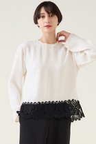 【マルティニーク/martinique】のキュプラリバーレースブラウス(セットアップ可) ホワイト|ID: prp329100004906377 ipo3291000000036735913