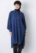 【ヒューエルミュージアム/hueLe Museum】の【STUMBLY】Denim Long Volume Sleeve SH ネイビー|ID: prp329100004906378 ipo3291000000036735922