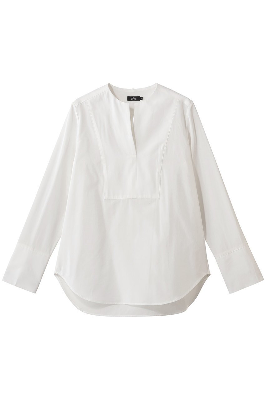 【エムフィル/M Fil】のトリアセテート コットン タイプライター ヨークシャツ 人気、トレンドファッション・服の通販 founy(ファニー) 　ファッション　Fashion　レディースファッション　Fashion for Women　トップス・カットソー　Cut & Sew Tops　シャツ・ブラウス・オフィスカジュアル　Elegant Blouses & Button-Ups　カフス　Cuff Design　ジャケット　Jacket, Outerwear　スリット　Slit, Slit Detail　スリーブ　Sleeve, Long Sleeve / Short Sleeve　タイプライター　Typewriter Fabric, Crisp Cotton　ヨーク　Yoke, Yoke Design　ロング　Long, Long-Length　 other-1|ID: prp329100004906384 ipo3291000000036735972