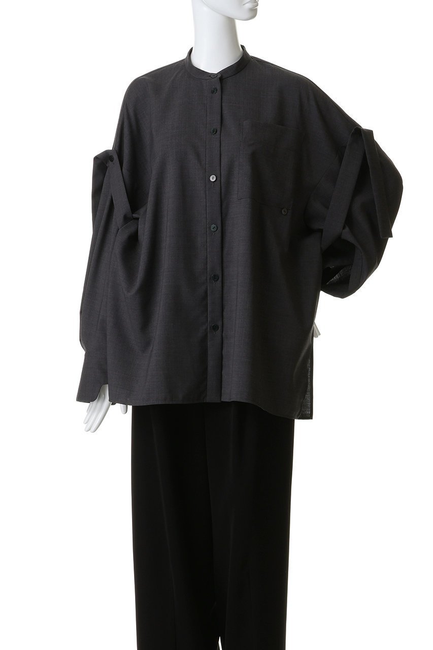 【エンフォルド/ENFOLD】のMANY-STYLE OVER SHIRT 人気、トレンドファッション・服の通販 founy(ファニー) 　ファッション　Fashion　レディースファッション　Fashion for Women　トップス・カットソー　Cut & Sew Tops　シャツ・ブラウス・オフィスカジュアル　Elegant Blouses & Button-Ups　ストレッチ　Stretch, Stretchy Fabric　スリーブ　Sleeve, Long Sleeve / Short Sleeve　リボン　Ribbon, Bow　ロング　Long, Long-Length　羽織　Haori, Light Jacket　other-6|ID: prp329100004906386 ipo3291000000036735992