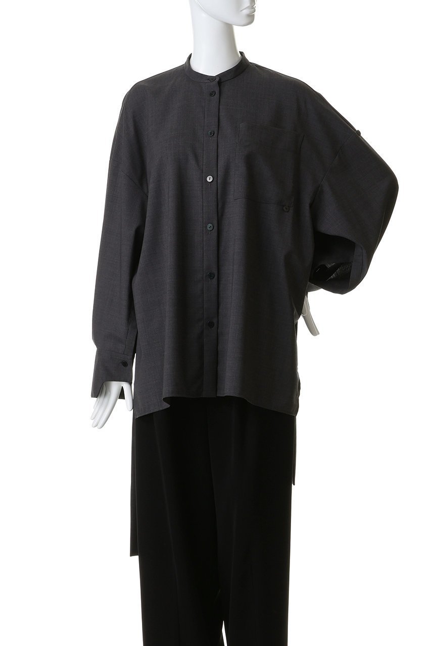 【エンフォルド/ENFOLD】のMANY-STYLE OVER SHIRT 人気、トレンドファッション・服の通販 founy(ファニー) 　ファッション　Fashion　レディースファッション　Fashion for Women　トップス・カットソー　Cut & Sew Tops　シャツ・ブラウス・オフィスカジュアル　Elegant Blouses & Button-Ups　ストレッチ　Stretch, Stretchy Fabric　スリーブ　Sleeve, Long Sleeve / Short Sleeve　リボン　Ribbon, Bow　ロング　Long, Long-Length　羽織　Haori, Light Jacket　other-7|ID: prp329100004906386 ipo3291000000036735993