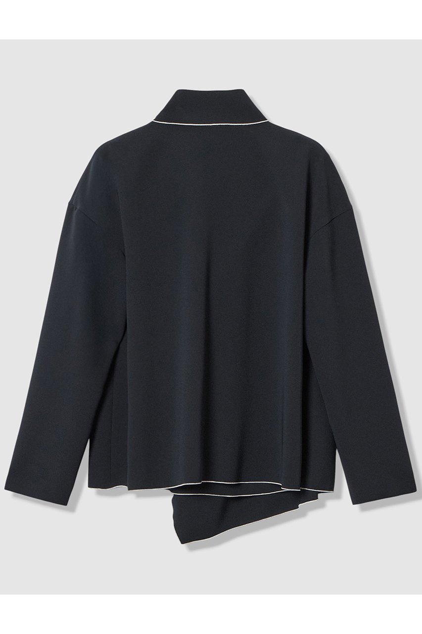 【アナイ/ANAYI】の【Eternal Line 2026】ストレッチクロス配色ボウタイ ブラウス 人気、トレンドファッション・服の通販 founy(ファニー) 　ファッション　Fashion　レディースファッション　Fashion for Women　トップス・カットソー　Cut & Sew Tops　シャツ・ブラウス・オフィスカジュアル　Elegant Blouses & Button-Ups　おすすめ　Recommended / Our Picks　ストレッチ　Stretch, Stretchy Fabric　スリーブ　Sleeve, Long Sleeve / Short Sleeve　セットアップ　Set-Up, Coordinated Outfit　ダブル　Double, Double-Breasted　バランス　Balance, Style Balance　リボン　Ribbon, Bow　ロング　Long, Long-Length　エレガント 上品　Elegant　other-2|ID: prp329100004906389 ipo3291000000036736005