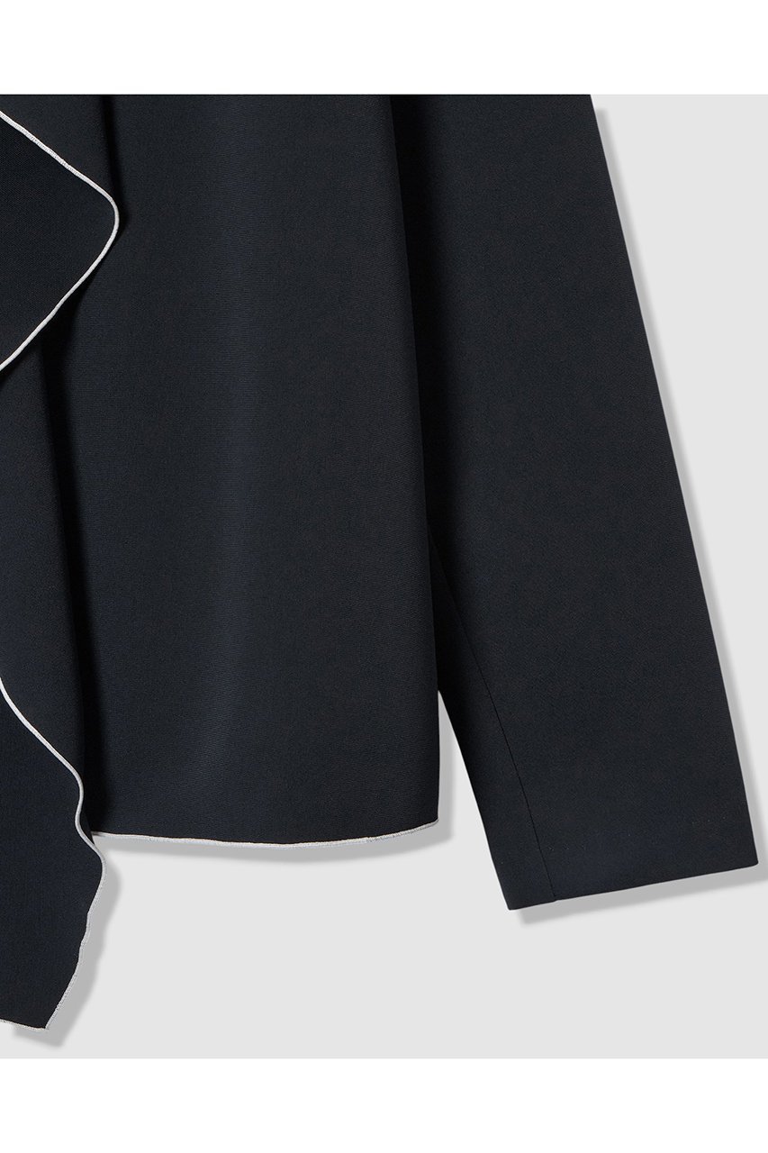 【アナイ/ANAYI】の【Eternal Line 2026】ストレッチクロス配色ボウタイ ブラウス 人気、トレンドファッション・服の通販 founy(ファニー) 　ファッション　Fashion　レディースファッション　Fashion for Women　トップス・カットソー　Cut & Sew Tops　シャツ・ブラウス・オフィスカジュアル　Elegant Blouses & Button-Ups　おすすめ　Recommended / Our Picks　ストレッチ　Stretch, Stretchy Fabric　スリーブ　Sleeve, Long Sleeve / Short Sleeve　セットアップ　Set-Up, Coordinated Outfit　ダブル　Double, Double-Breasted　バランス　Balance, Style Balance　リボン　Ribbon, Bow　ロング　Long, Long-Length　エレガント 上品　Elegant　other-8|ID: prp329100004906389 ipo3291000000036736011