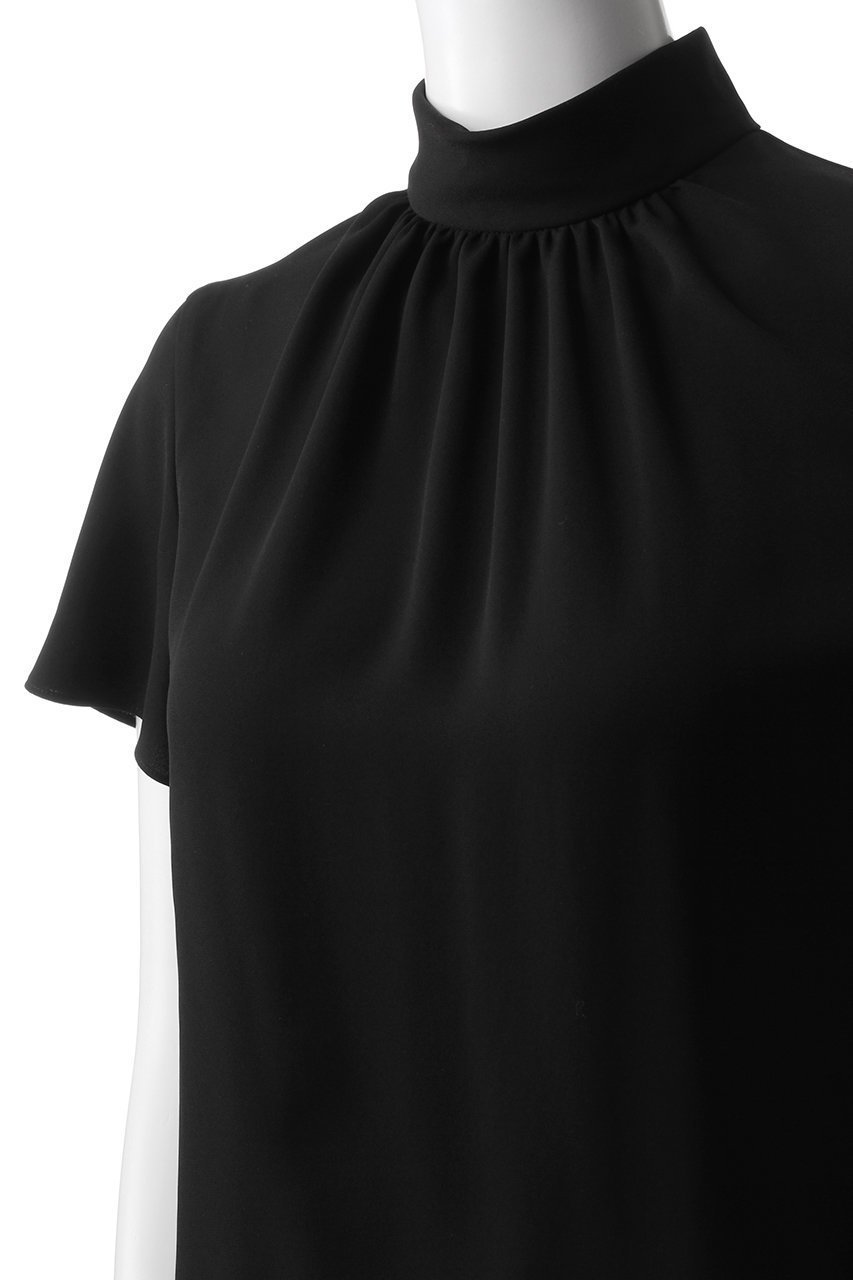 【ベイジ,/BEIGE,】のEVA(エバ)/ブラウス 人気、トレンドファッション・服の通販 founy(ファニー) 　ファッション　Fashion　レディースファッション　Fashion for Women　トップス・カットソー　Cut & Sew Tops　シャツ・ブラウス・オフィスカジュアル　Elegant Blouses & Button-Ups　エレガント 上品　Elegant　ギャザー　Gathered, Ruffled　ショート　Short, Short Length　スリーブ　Sleeve, Long Sleeve / Short Sleeve　セレモニー　Ceremony　ドレープ　Drape, Draping Fabric　ハイネック　High Neck, Mock Neck　other-5|ID: prp329100004906394 ipo3291000000036736052