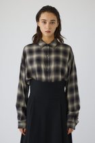 【リムアーク/RIM.ARK】のCheck pattern SH/シャツ 人気、トレンドファッション・服の通販 founy(ファニー) ファッション Fashion レディースファッション Fashion for Women トップス・カットソー Cut & Sew Tops シャツ・ブラウス・オフィスカジュアル Elegant Blouses & Button-Ups おすすめ Recommended / Our Picks スラックス Slacks, Dress Pants スリーブ Sleeve, Long Sleeve / Short Sleeve チェック Check, Plaid, Tartan マニッシュ Mannish, Boyish ラグジュアリー Luxury, Elegant ロング Long, Long-Length thumbnail グレー|ID: prp329100004906403 ipo3291000000036736120