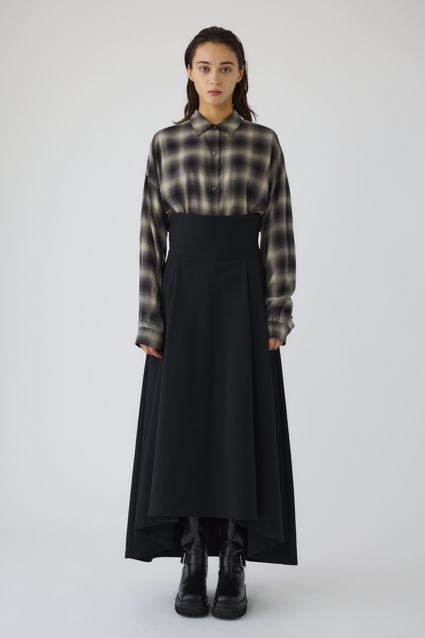 【リムアーク/RIM.ARK】のCheck pattern SH/シャツ 人気、トレンドファッション・服の通販 founy(ファニー) 　ファッション　Fashion　レディースファッション　Fashion for Women　トップス・カットソー　Cut & Sew Tops　シャツ・ブラウス・オフィスカジュアル　Elegant Blouses & Button-Ups　おすすめ　Recommended / Our Picks　スラックス　Slacks, Dress Pants　スリーブ　Sleeve, Long Sleeve / Short Sleeve　チェック　Check, Plaid, Tartan　マニッシュ　Mannish, Boyish　ラグジュアリー　Luxury, Elegant　ロング　Long, Long-Length　other-2|ID: prp329100004906403 ipo3291000000036736121