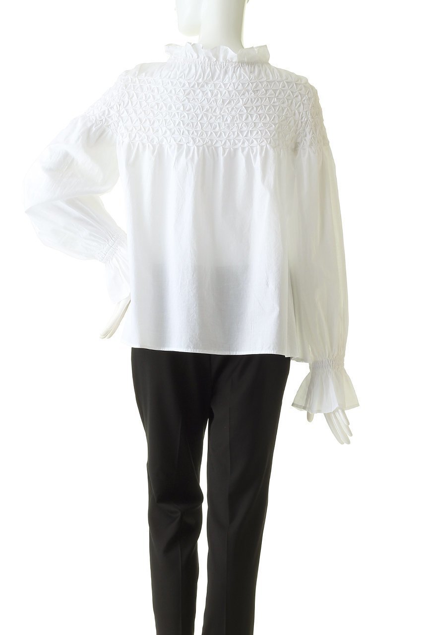 【マーレット/MERLETTE】のMAJORELLEブラウス 人気、トレンドファッション・服の通販 founy(ファニー) 　ファッション　Fashion　レディースファッション　Fashion for Women　トップス・カットソー　Cut & Sew Tops　シャツ・ブラウス・オフィスカジュアル　Elegant Blouses & Button-Ups　スリーブ　Sleeve, Long Sleeve / Short Sleeve　パーティ　Party, Party Style　フリル　Frill, Ruffle　ヨーク　Yoke, Yoke Design　ロング　Long, Long-Length　定番　Standard, Basic Item　other-4|ID: prp329100004906406 ipo3291000000036736146