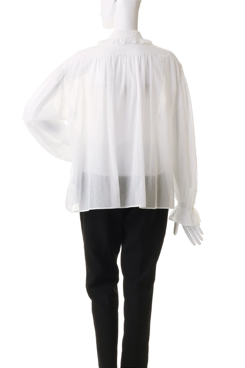 【ビリティス ディセッタン/Bilitis dix-sept ans】のラッフルフリルブラウス 人気、トレンドファッション・服の通販 founy(ファニー) 　ファッション　Fashion　レディースファッション　Fashion for Women　トップス・カットソー　Cut & Sew Tops　シャツ・ブラウス・オフィスカジュアル　Elegant Blouses & Button-Ups　オケージョン　Occasion Wear　ギャザー　Gathered, Ruffled　スリーブ　Sleeve, Long Sleeve / Short Sleeve　ロング　Long, Long-Length　エレガント 上品　Elegant　other-4|ID: prp329100004906414 ipo3291000000036736203