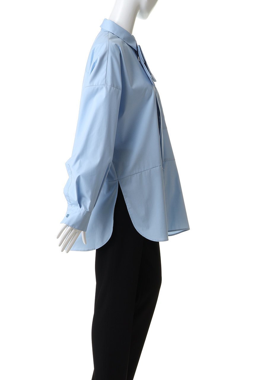 【エンフォルド/ENFOLD】のASYMMETRY BOW-TIE SHIRT/シャツ 人気、トレンドファッション・服の通販 founy(ファニー) 　ファッション　Fashion　レディースファッション　Fashion for Women　トップス・カットソー　Cut & Sew Tops　シャツ・ブラウス・オフィスカジュアル　Elegant Blouses & Button-Ups　アシンメトリー　Asymmetrical Style　スリーブ　Sleeve, Long Sleeve / Short Sleeve　ポケット　Pocket, Pocket Detail　ロング　Long, Long-Length　other-3|ID: prp329100004906423 ipo3291000000036736259