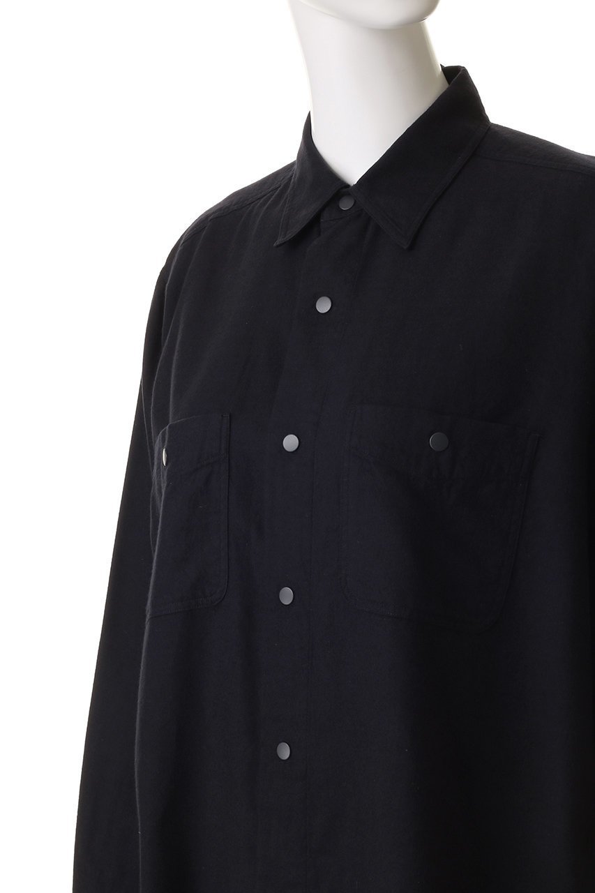 【イレーヴ/YLEVE】の【UNISEX】【Y】BRUSHED オーガニック コットン テンセル スナップ シャツ 人気、トレンドファッション・服の通販 founy(ファニー) 　ファッション　Fashion　レディースファッション　Fashion for Women　トップス・カットソー　Cut & Sew Tops　シャツ・ブラウス・オフィスカジュアル　Elegant Blouses & Button-Ups　ユニセックス　Unisex, Genderless　オーガニック　Organic Cotton　スリーブ　Sleeve, Long Sleeve / Short Sleeve　ロング　Long, Long-Length　other-5|ID: prp329100004906426 ipo3291000000036736285